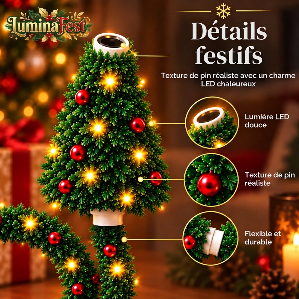 Projecteur LuminaFest™ - Édition Festive USB